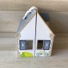 Janod : Houten meeneem poppenhuis / school