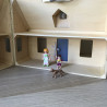 Janod : Houten meeneem poppenhuis / school
