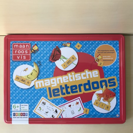 Maan roos vis : Magnetische letterdoos
