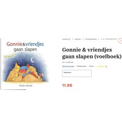 Gonnie & vriendjes gaan slapen. Voelboekje