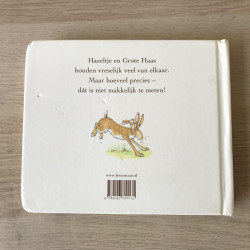 Raad eens hoeveel ik van je hou. Hardkartonnen boekje