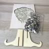 Houten silhouet puzzel. Aap. 133 stukjes. Moxy