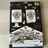 Houten silhouet puzzel. Aap. 133 stukjes. Moxy