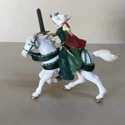 Papo : Paard met vrouwelijke ridder. Nummer 21.