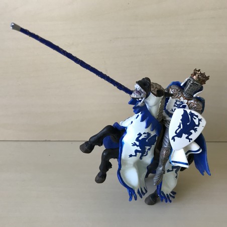 Papo : Paard met Blue Dragon Knight King