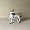 Papo : Eenhoorn Gouden Glitters.9,5 cm. breed en 12 cm. hoog Nummer 80