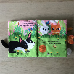 Van wie is deze staart? Babydieren.