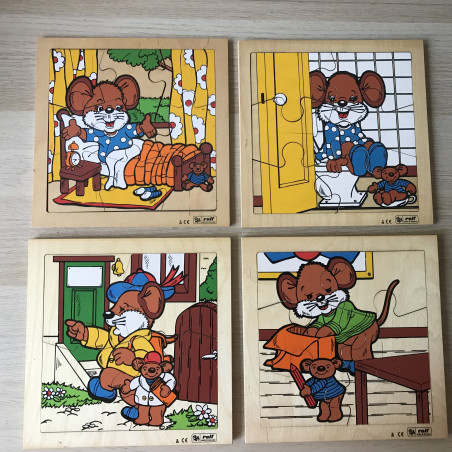 Rolf / : 4 houten puzzels