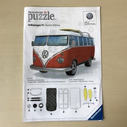 3D Puzzel  : Volkswagen T1. 162 stukjes.