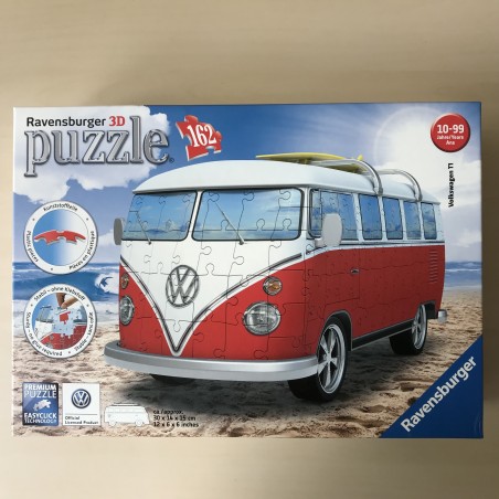 3D Puzzel  : Volkswagen T1. 162 stukjes.