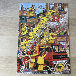 Jan van Haasteren : Brandje blussen. 150 stukjes