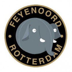 Grote knuffel Olli. Mascotte  Feyenoord en Blijdorp
