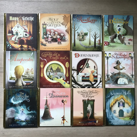 Complete serie Efteling Gouden Boekjes.  12 delen