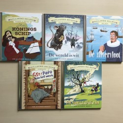 Zilveren boekjes: Hollandse Helden. Complete serie, 15 boeken
