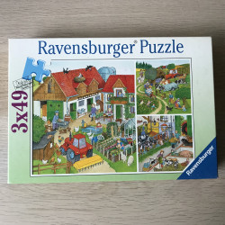 Leven op de boerderij : 3 x 49 stukjes.