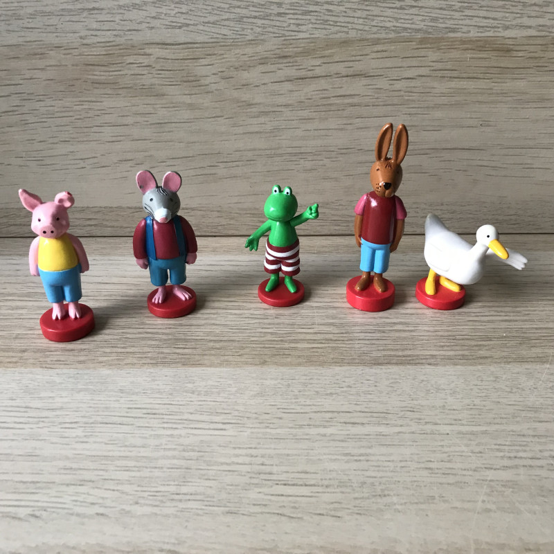 Max Velthuijs : 5 figuren van Kikker en zijn vriendjes