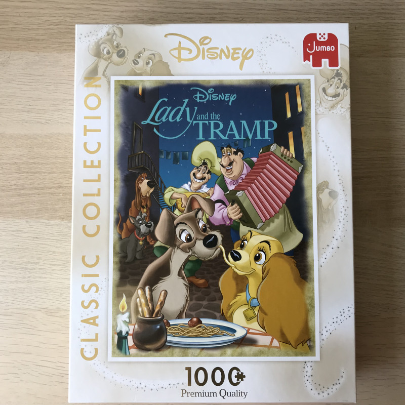 Disney. Lady en Vagebond . 1000 stukjes