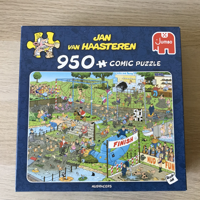 Jan van Haasteren : Mudracers. 950 stukjes.