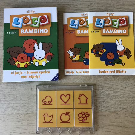 Bambino Loco boekje met cassette : Nijntje- Samen spelen met nijntje. Leeftijd 3-5 jaar.