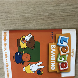 Bambino Loco boekje met cassette : Nijntje- Samen spelen met nijntje. Leeftijd 3-5 jaar.