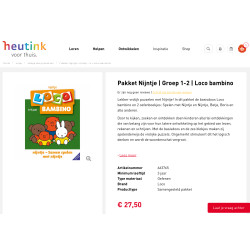 Bambino Loco boekje met cassette : Nijntje- Samen spelen met nijntje. Leeftijd 3-5 jaar.