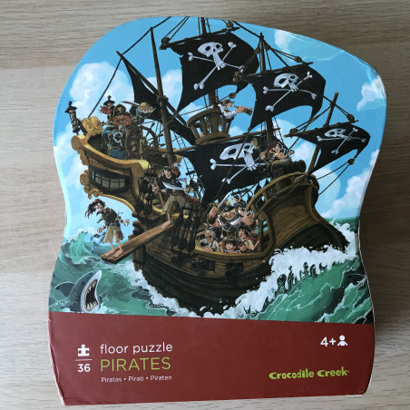 Crocodile Creek : Vloerpuzzel. Piraten. 36 stukjes.