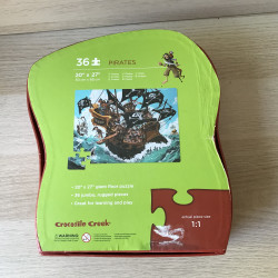 Crocodile Creek : Vloerpuzzel. Piraten. 36 stukjes.