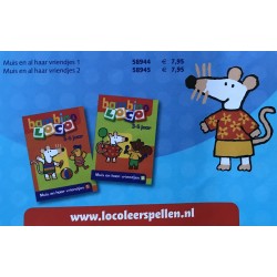 Bambino Loco boekje : Woezel en Pip. Spelen met abc . Leeftijd 3-5 jaar.