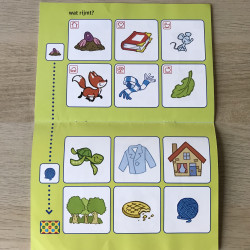 Bambino Loco boekje : Woezel en Pip. Spelen met abc . Leeftijd 3-5 jaar.