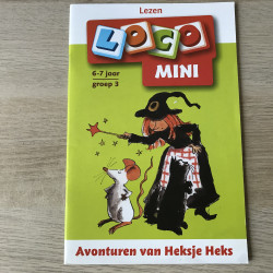 Mini Loco boekje : Avonturen van heksje Heks. Lezen groep 3. AVI-start - AVI-M3. Leeftijd 6-7 jaar.
