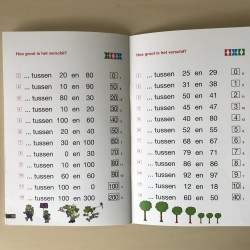 Mini Loco boekje : Lumie. Getallen tot 100. Rekenen 3. Leeftijd 6 jaar.