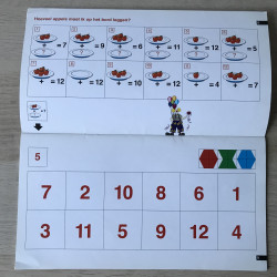 Mini Loco boekje : Optellen en aftrekken. Rekenspelletjes. Leeftijd 6-8  jaar.