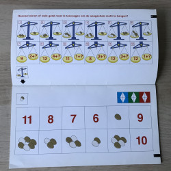 Mini Loco boekje : Optellen en aftrekken. Rekenspelletjes. Leeftijd 6-8  jaar.