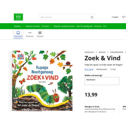 Eric Carle : Rupsje Nooitgenoeg zoek & vind