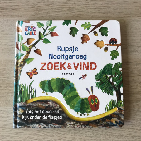 Eric Carle : Rupsje Nooitgenoeg zoek & vind