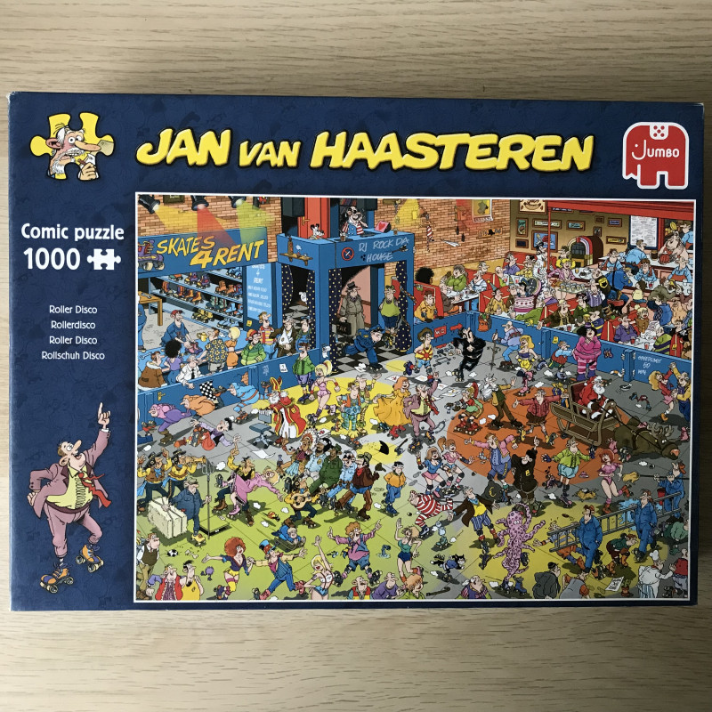 Jan van Haasteren : Roller Disco. 1000 stukjes.