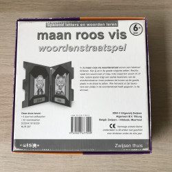 Maan roos vis : woordenstraatspel