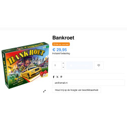 Bankroet! Het spel dat je wint door miljoenen te verliezen.