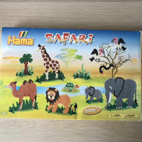 Hama strijkkralen. Safari