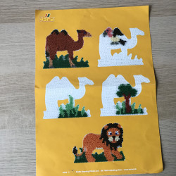 Hama strijkkralen. Safari