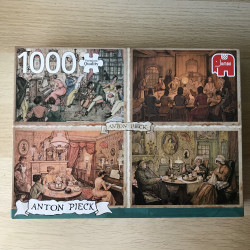 Anton Pieck : Vermaak in de woonkamer. 1000 stukjes