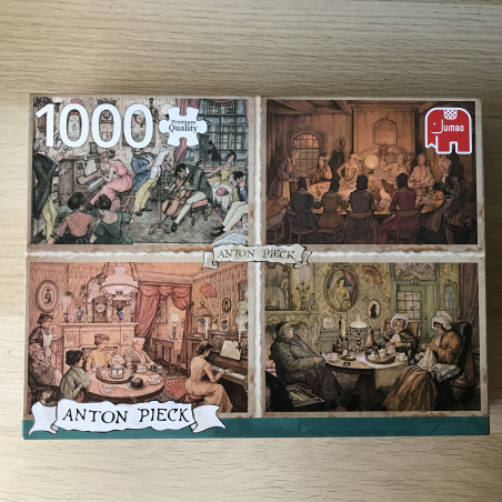 Anton Pieck : Vermaak in de woonkamer. 1000 stukjes