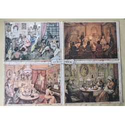 Anton Pieck : Vermaak in de woonkamer. 1000 stukjes