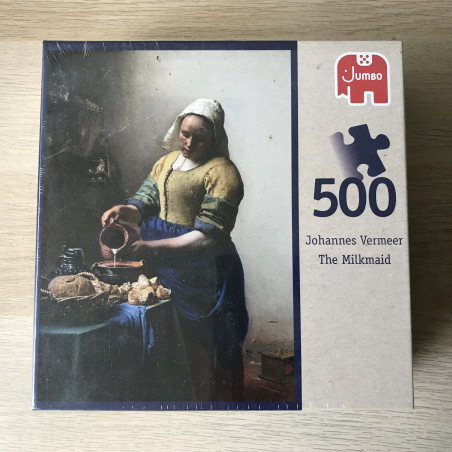 Melkmeisje, Johannes Vermeer  : Nieuw. 500 stukjes