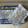 Jan van Haasteren : Op glad ijs + Elfstedentocht. 2 x 1000  stukjes.