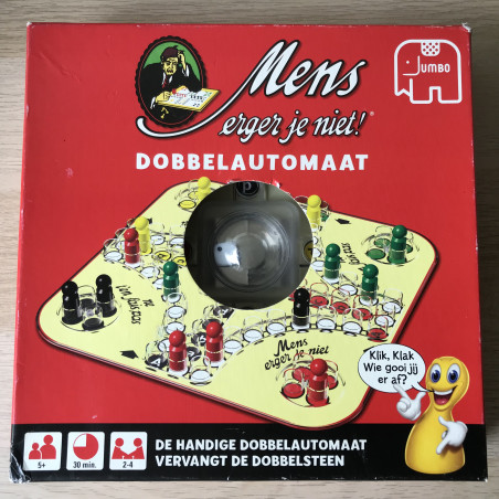 Mens erger je niet! Dobbelautomaat.