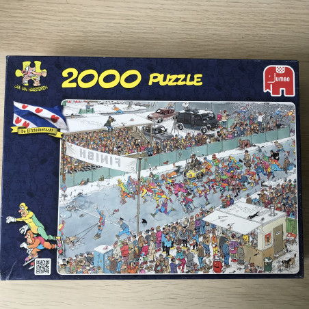 Jan van Haasteren : De Elfstedentocht. 2000 stukjes.
