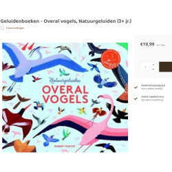 Natuurgeluiden: overal vogels.