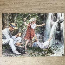 Ot en Sien. Cornelis Jetses. Bij de waterval + Zonnen in de tuin2 x 1000 stukjes