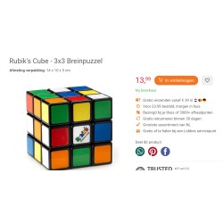 Rubik’s Cube 3x3. Kubus.